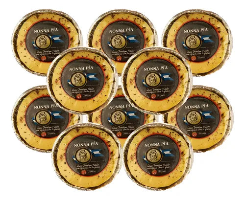 Provoleta with Aluminum Pan Nonna Pia 160gr/0.37lb (Pack of 10u.)