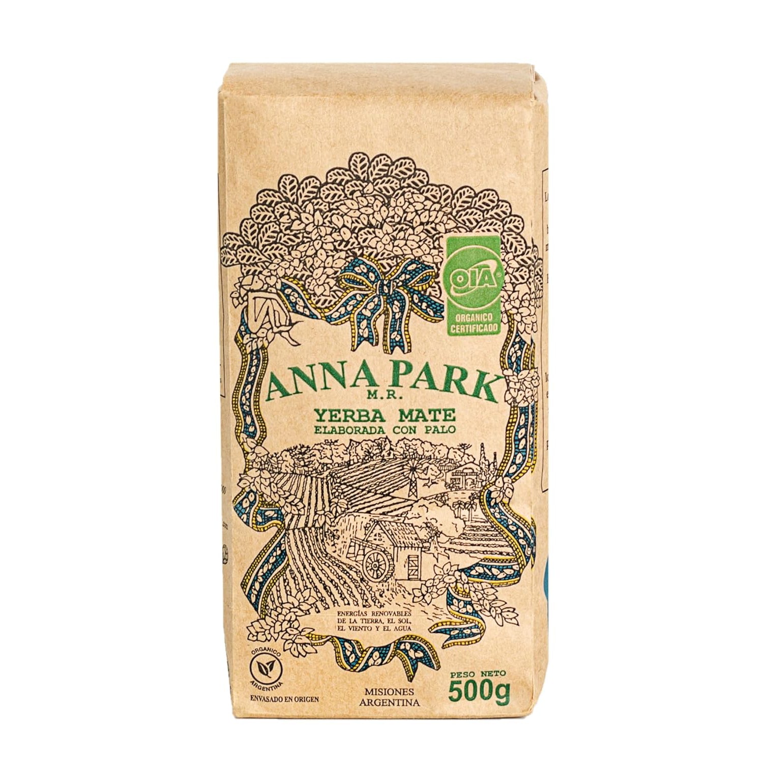 Anna Park Organic Yerba Mate 500g (1.1 lb)