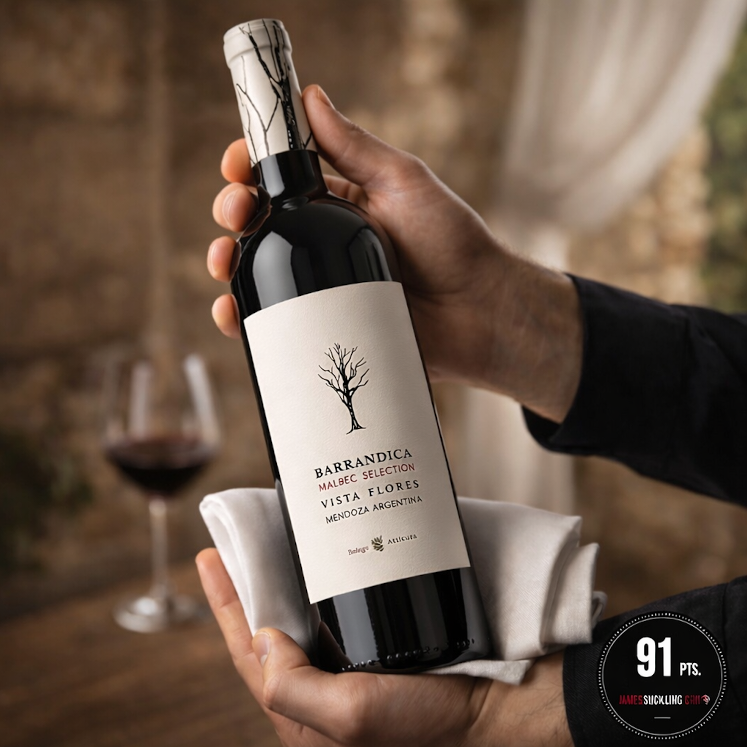 Antucura Barrandica Malbec – Uco Valley Argentine Malbec (750ml) ( 6 Bottles )