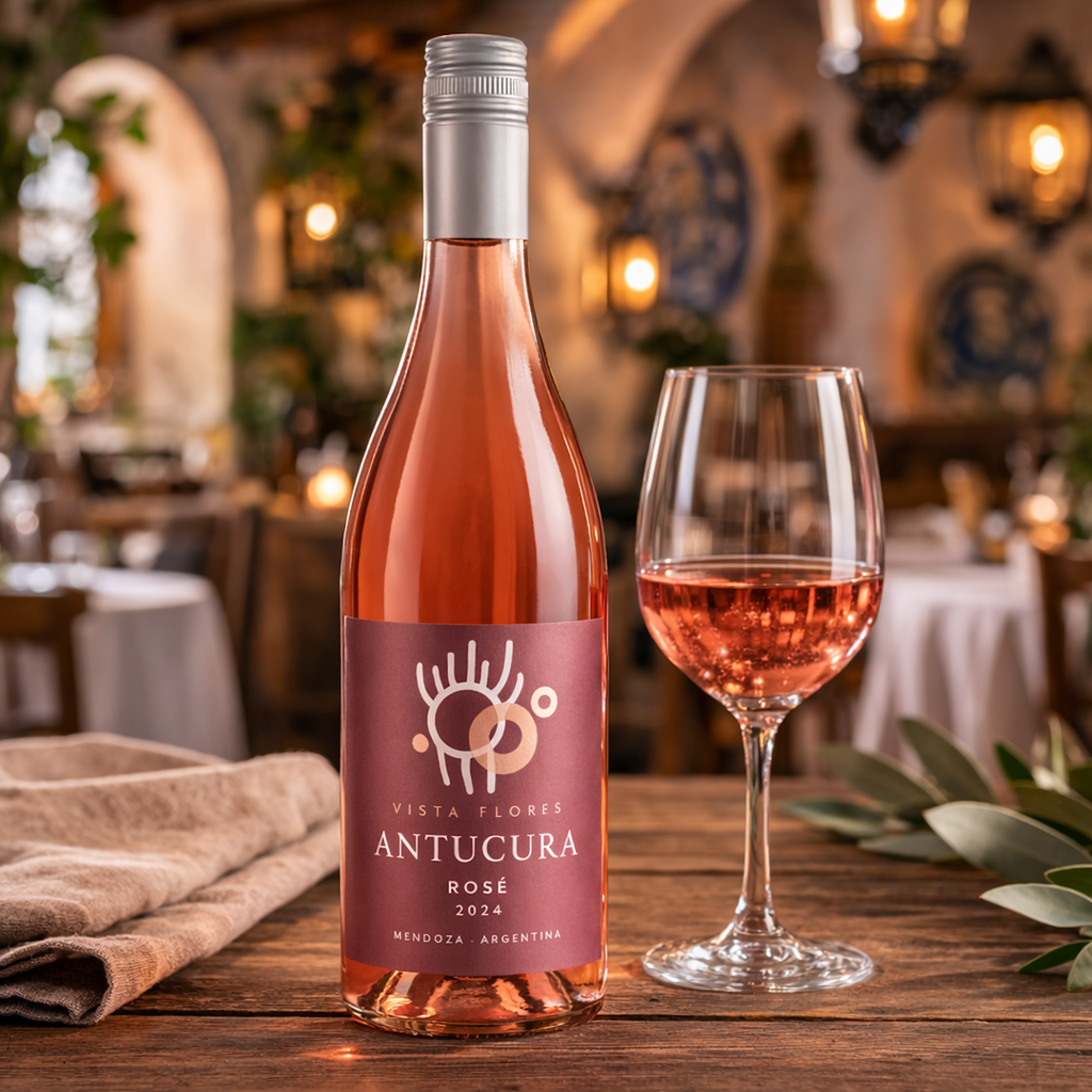 Antucura Rosé 750ml – Vista Flores Uco Valley Rosé Wine ( 6 Bottles )