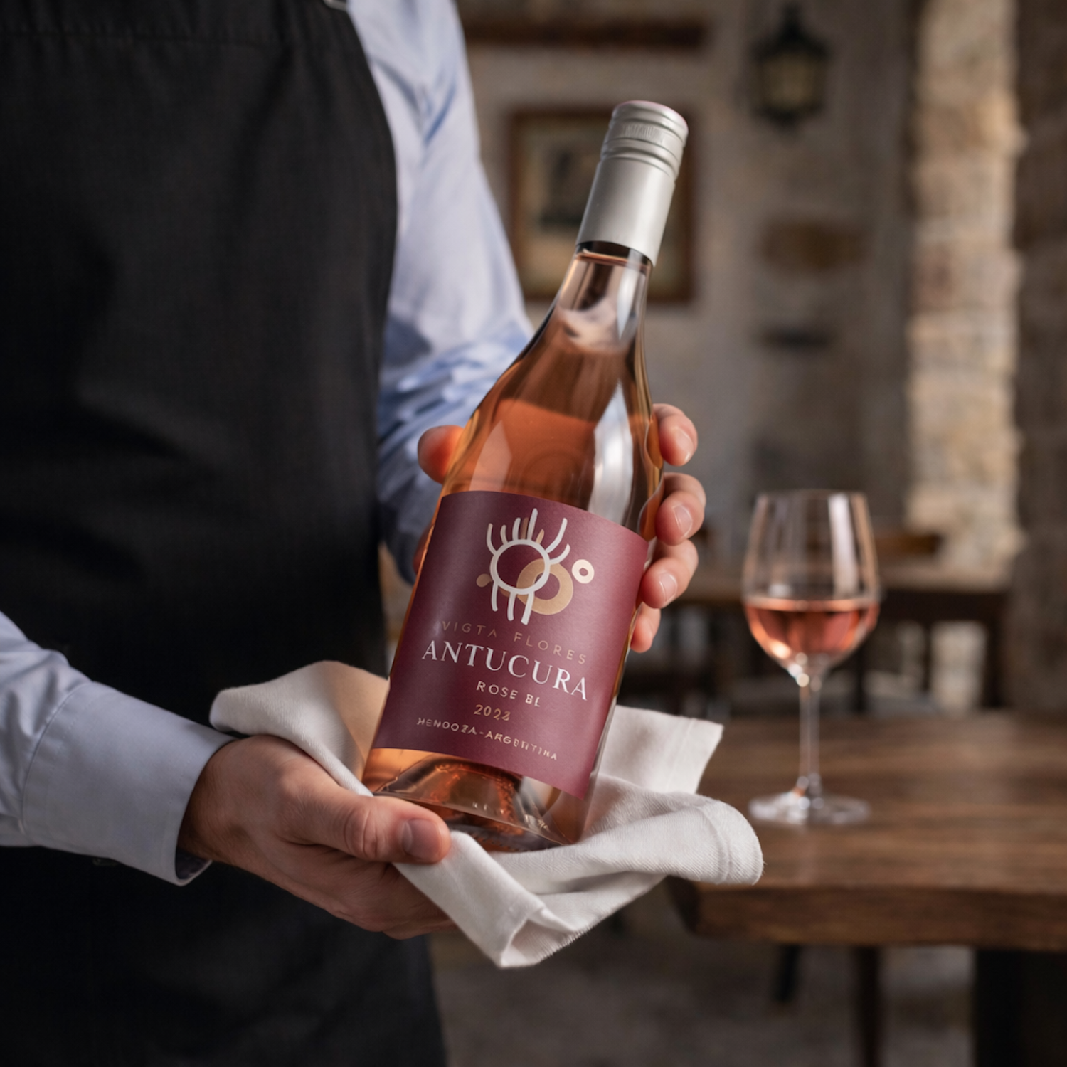 Antucura Rosé 750ml – Vista Flores Uco Valley Rosé Wine ( 6 Bottles )