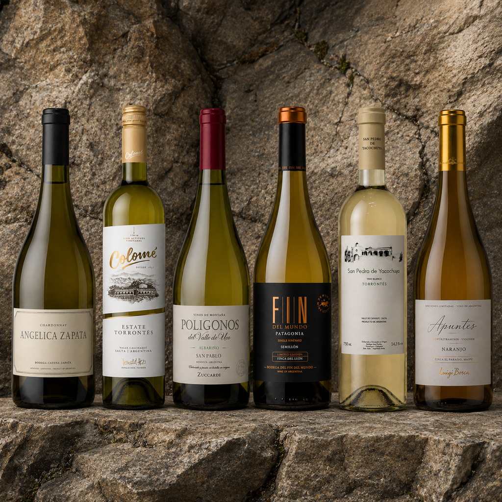 Crystalline Skies, Mountain Whites | Premium Argentine White Wine Collection