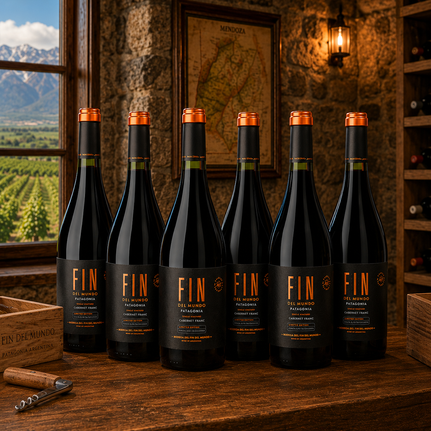 Fin del Mundo FIN Single Vineyard Cabernet Franc 750ml (Case of 6) | Argentine Red Wine