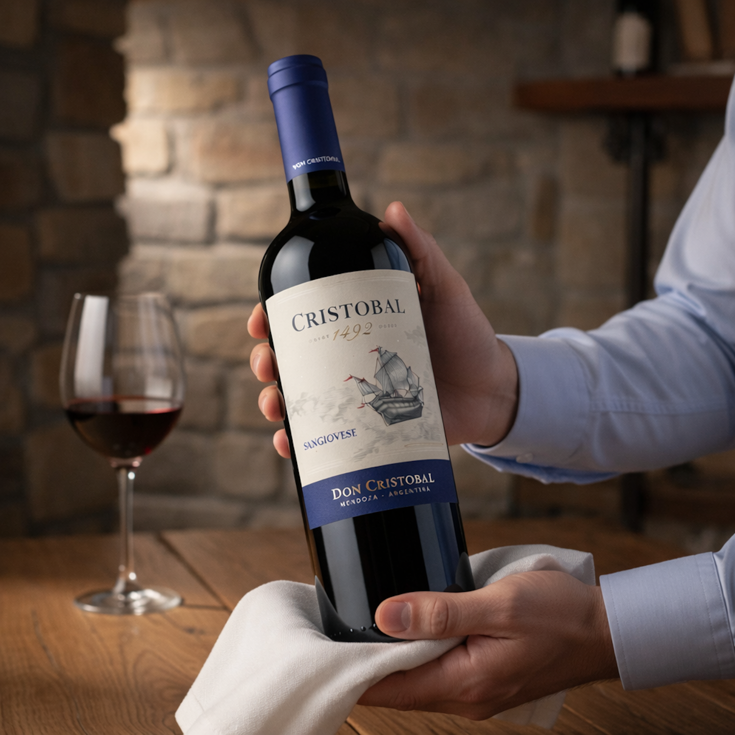 Cristóbal 1492 Sangiovese – Mendoza Argentine Red Wine | 750 ml ( 6 Bottles )