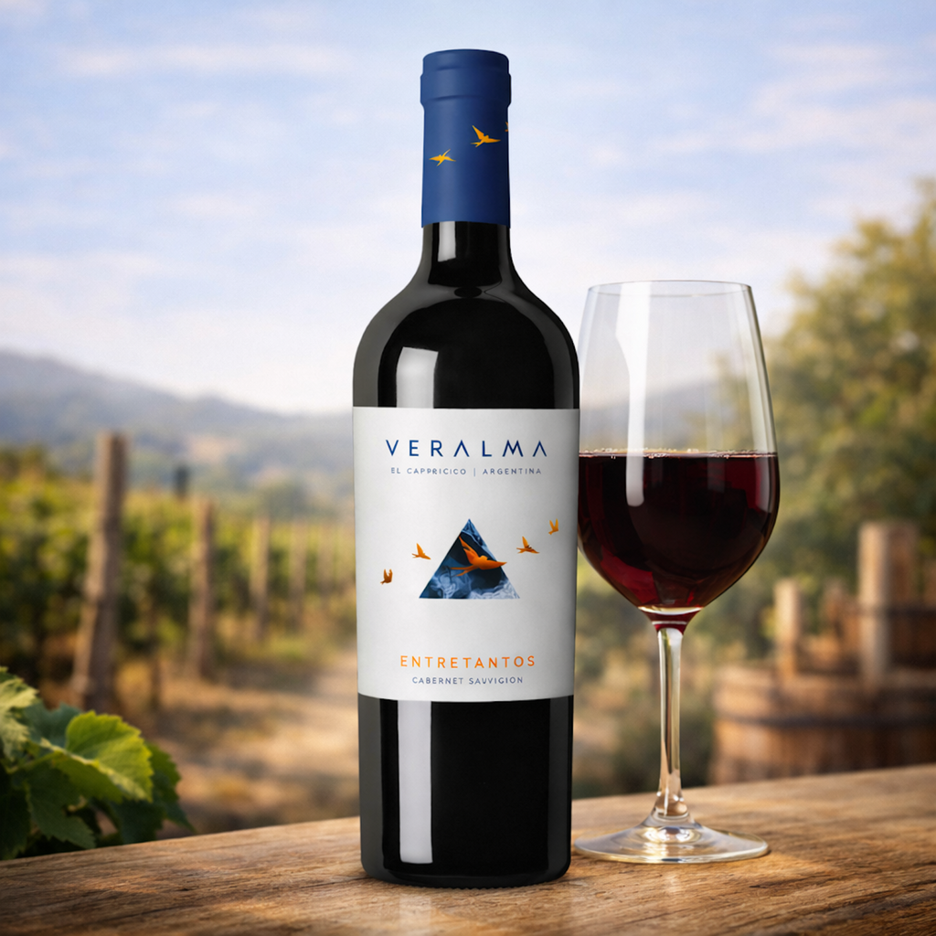 Entretantos Cabernet Sauvignon – Veralma Argentine Cabernet Sauvignon Red Wine| 750 ml ( 6 Bottles )