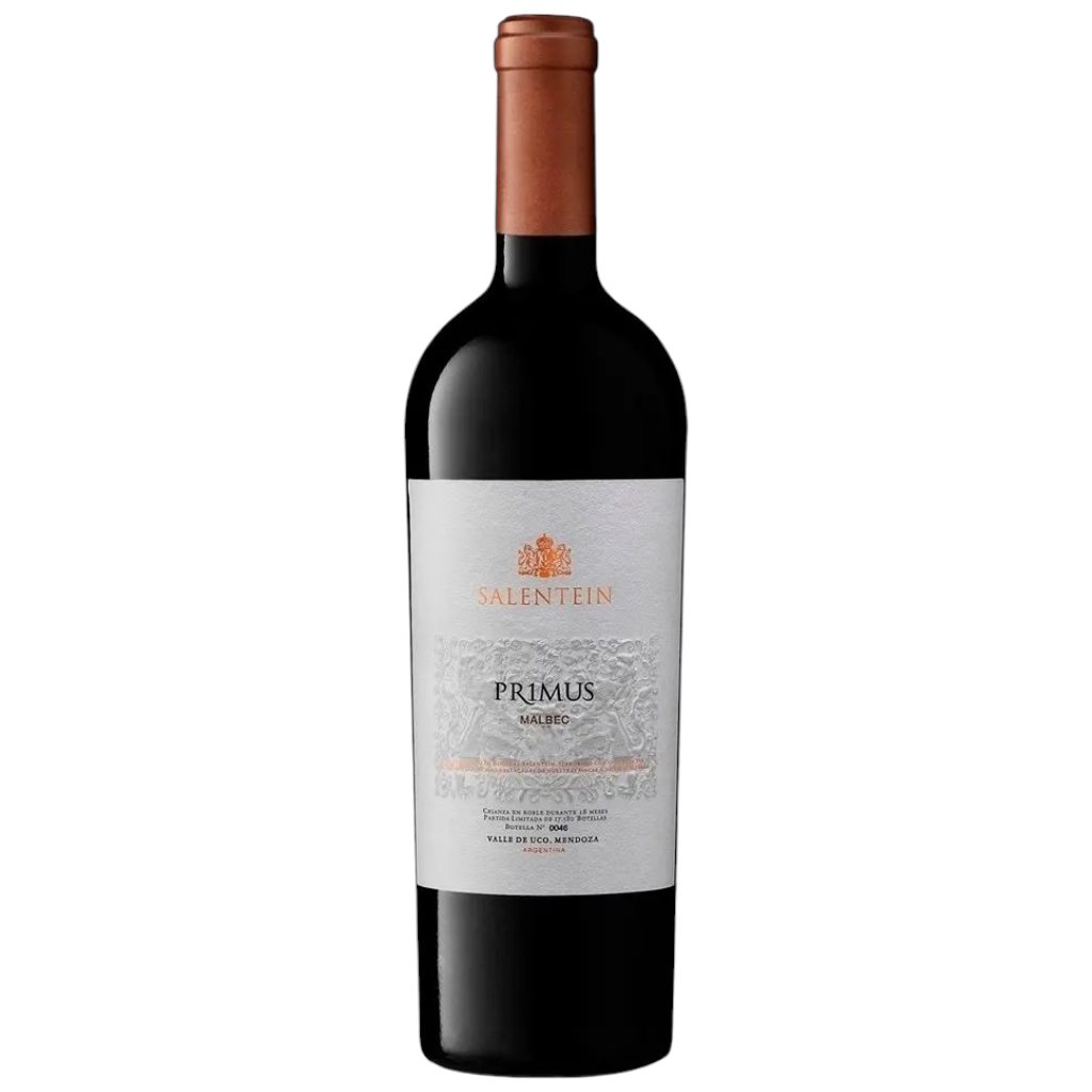 Salentein Primus Malbec | Premium Argentine Red Wine from Uco Valley Mendoza 750ml (6 Bottles)