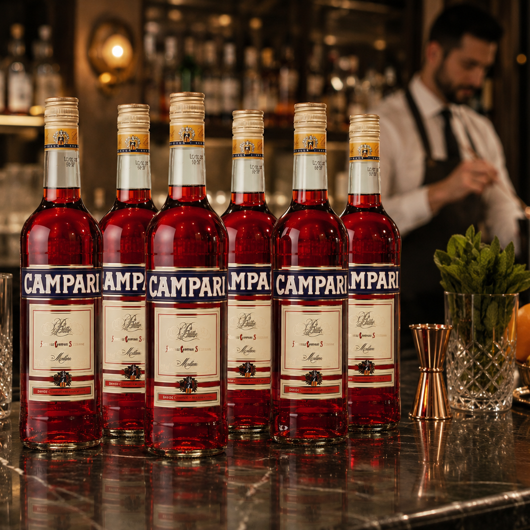 Campari Italian Aperitif 750 ml | Classic Bitter Liqueur