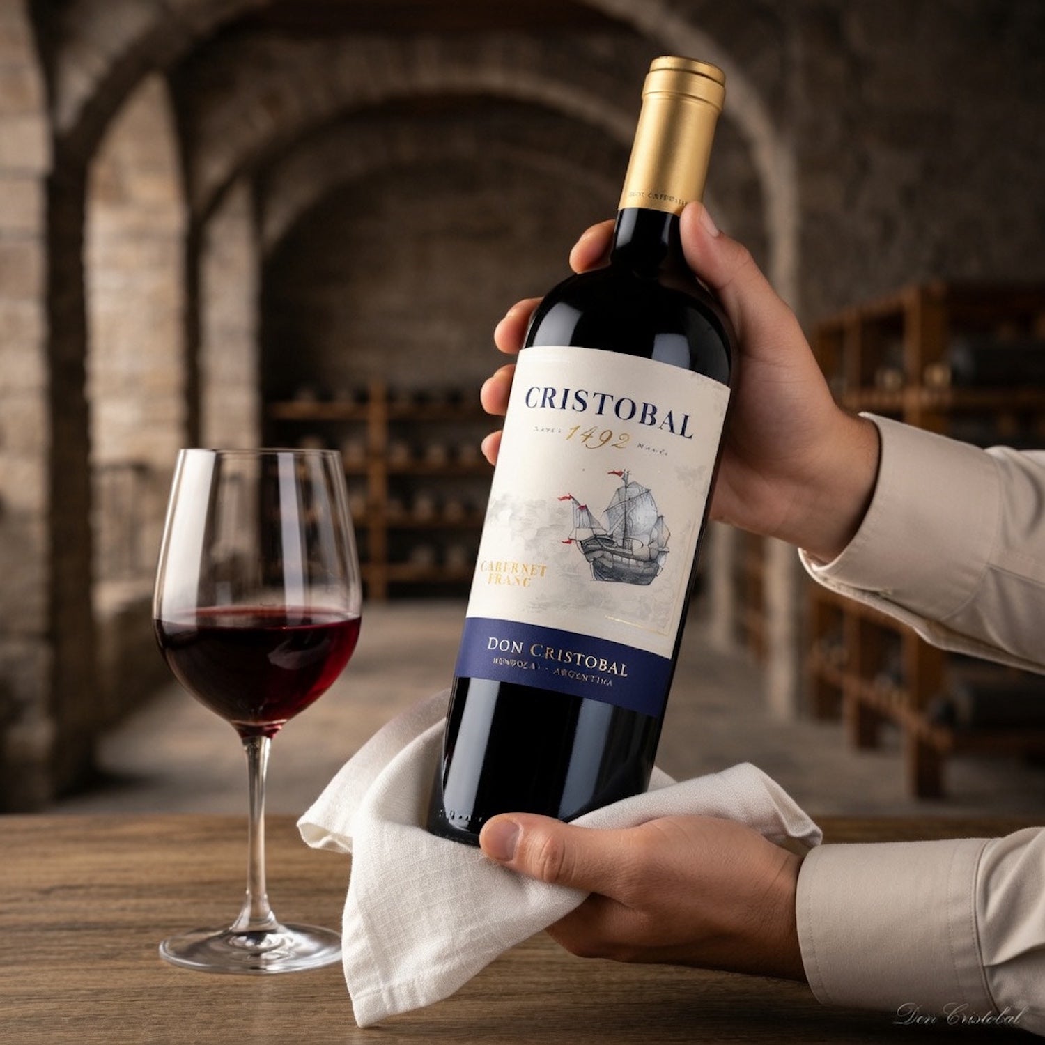 Cristóbal 1492 Cabernet Franc – Mendoza Argentine Red Wine | 750 ml ( 6 Bottles )