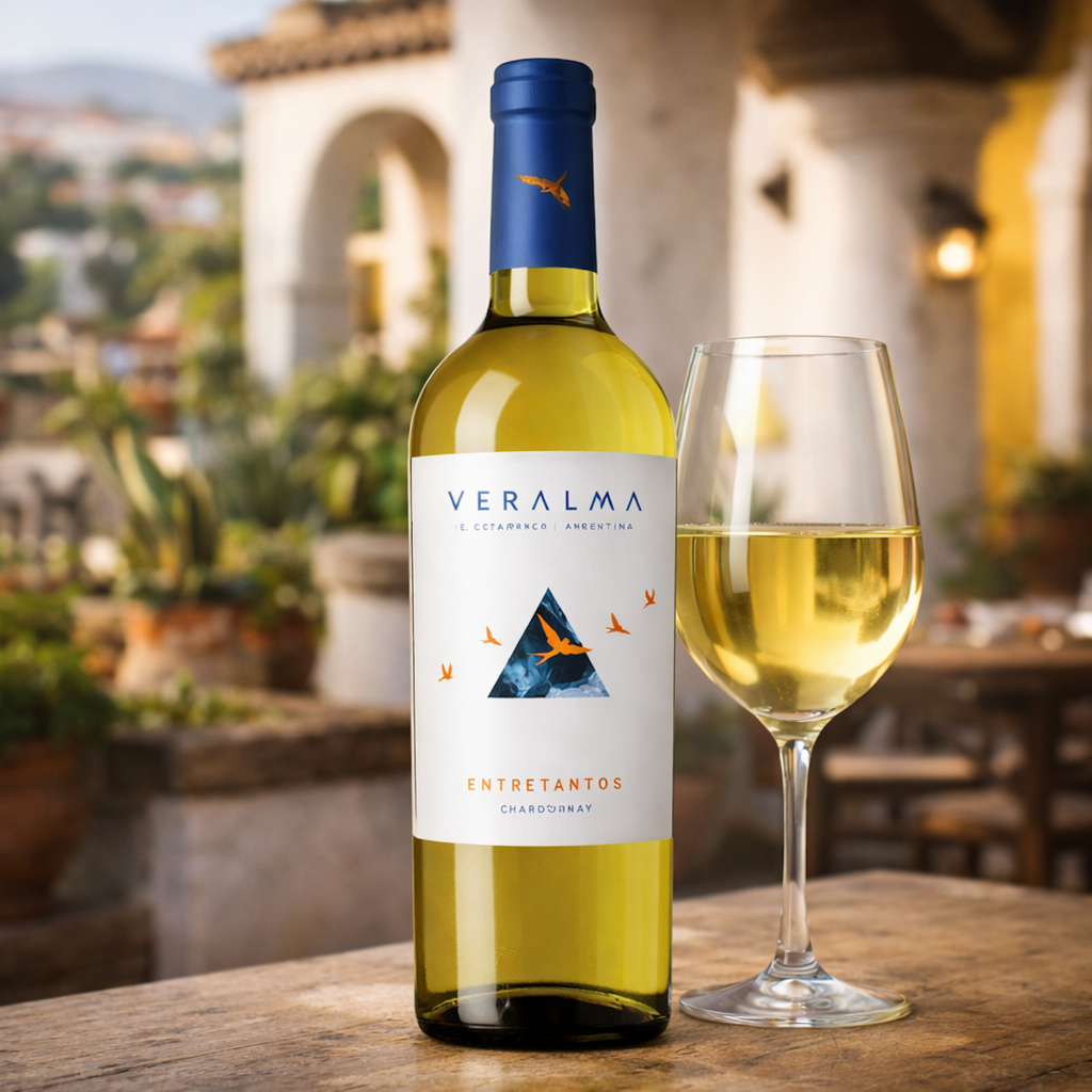Entretantos Chardonnay – Bodega Veralma | Argentine Chardonnay Wine| 750 ml ( 6 Bottles )