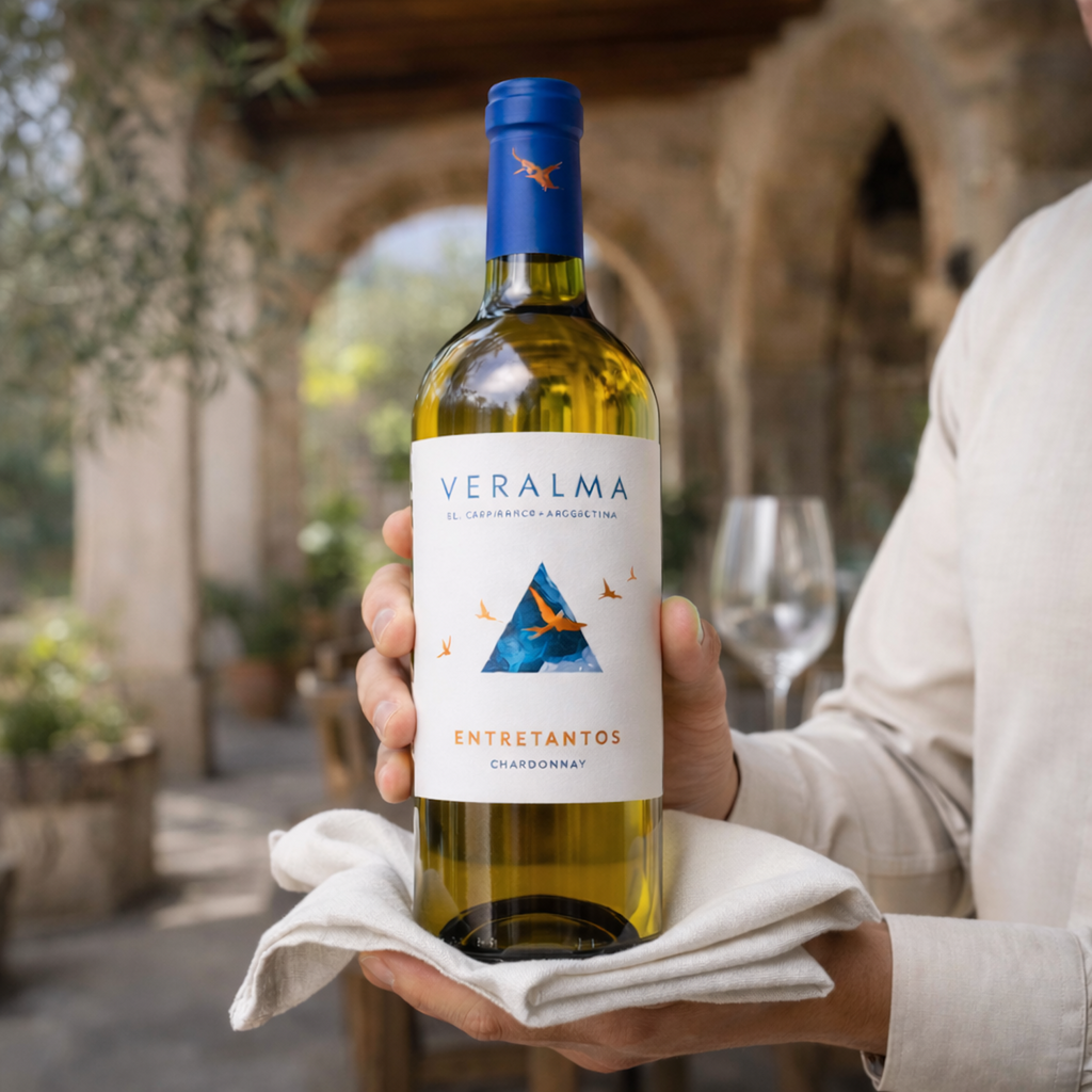 Entretantos Chardonnay – Bodega Veralma | Argentine Chardonnay Wine| 750 ml ( 6 Bottles )