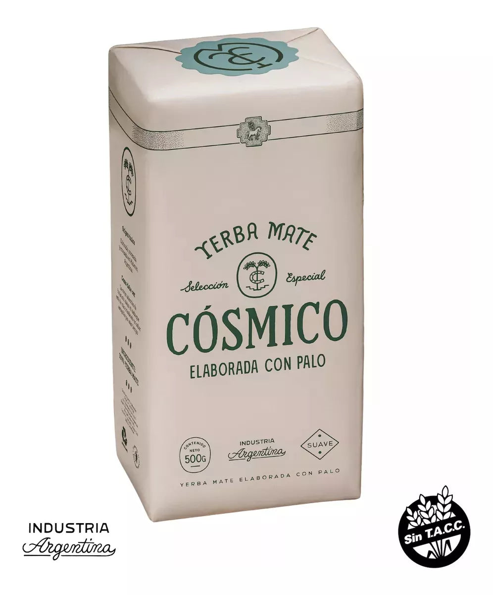 Cósmico Authentic Yerba Mate 500 g / 1.1 lb | Premium Argentine Yerba
