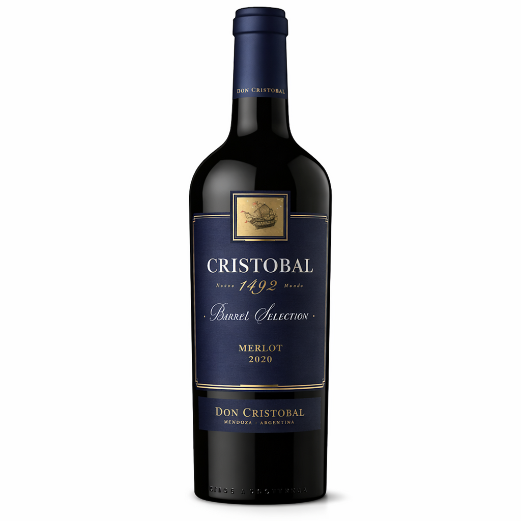 Don Cristóbal 1492 Barrel Selection Merlot – Mendoza Argentine Red Wine| 750 ml ( 6 Bottles )