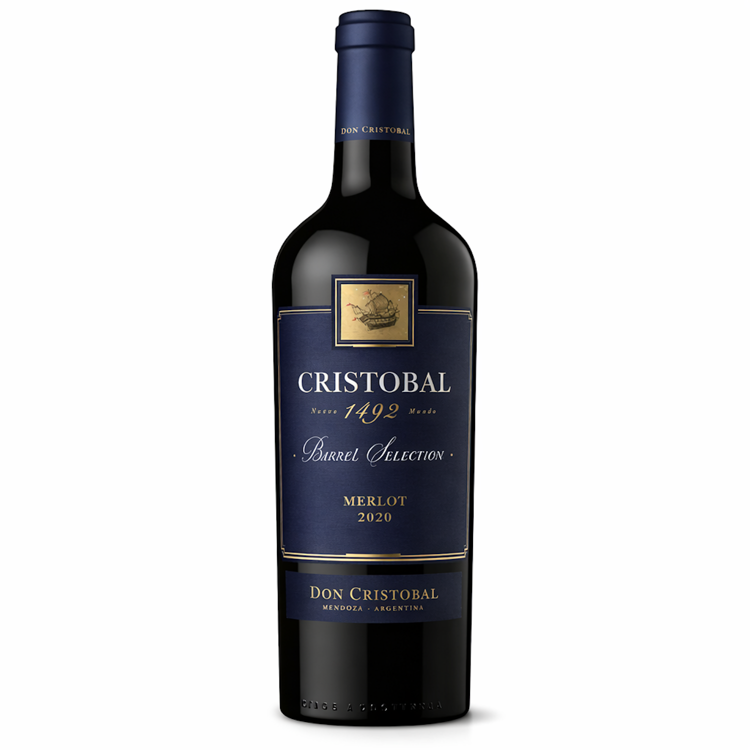 Don Cristóbal 1492 Barrel Selection Merlot – Mendoza Argentine Red Wine| 750 ml ( 6 Bottles )