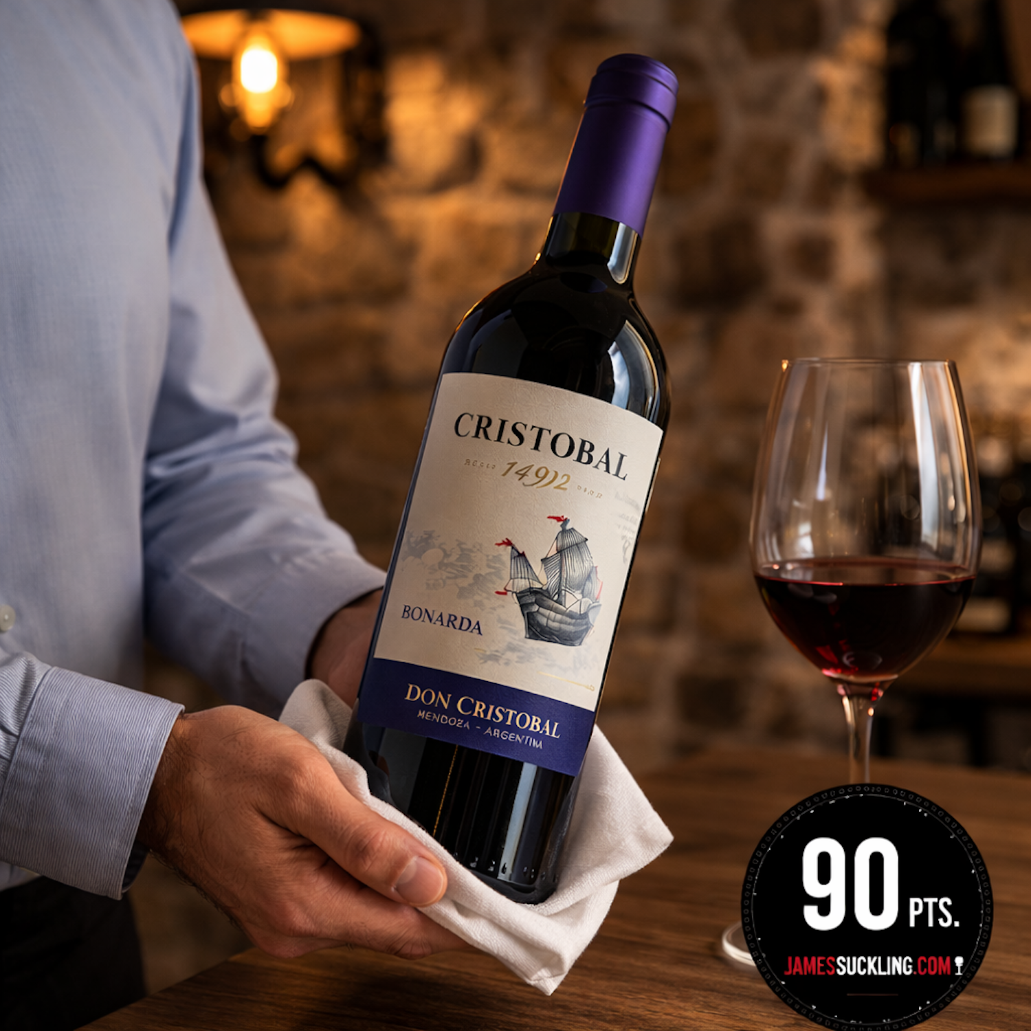 Cristóbal 1492 Bonarda – Mendoza Argentine Red Wine | 750 ml ( 6 Bottles )