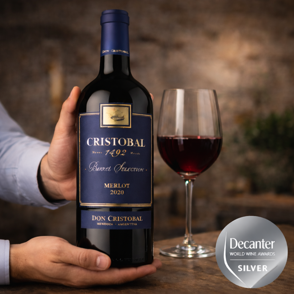 Don Cristóbal 1492 Barrel Selection Merlot – Mendoza Argentine Red Wine| 750 ml ( 6 Bottles )