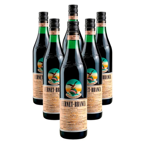 Fernet Branca 750ml (Case of 6) | Premium Argentine Herbal Amaro