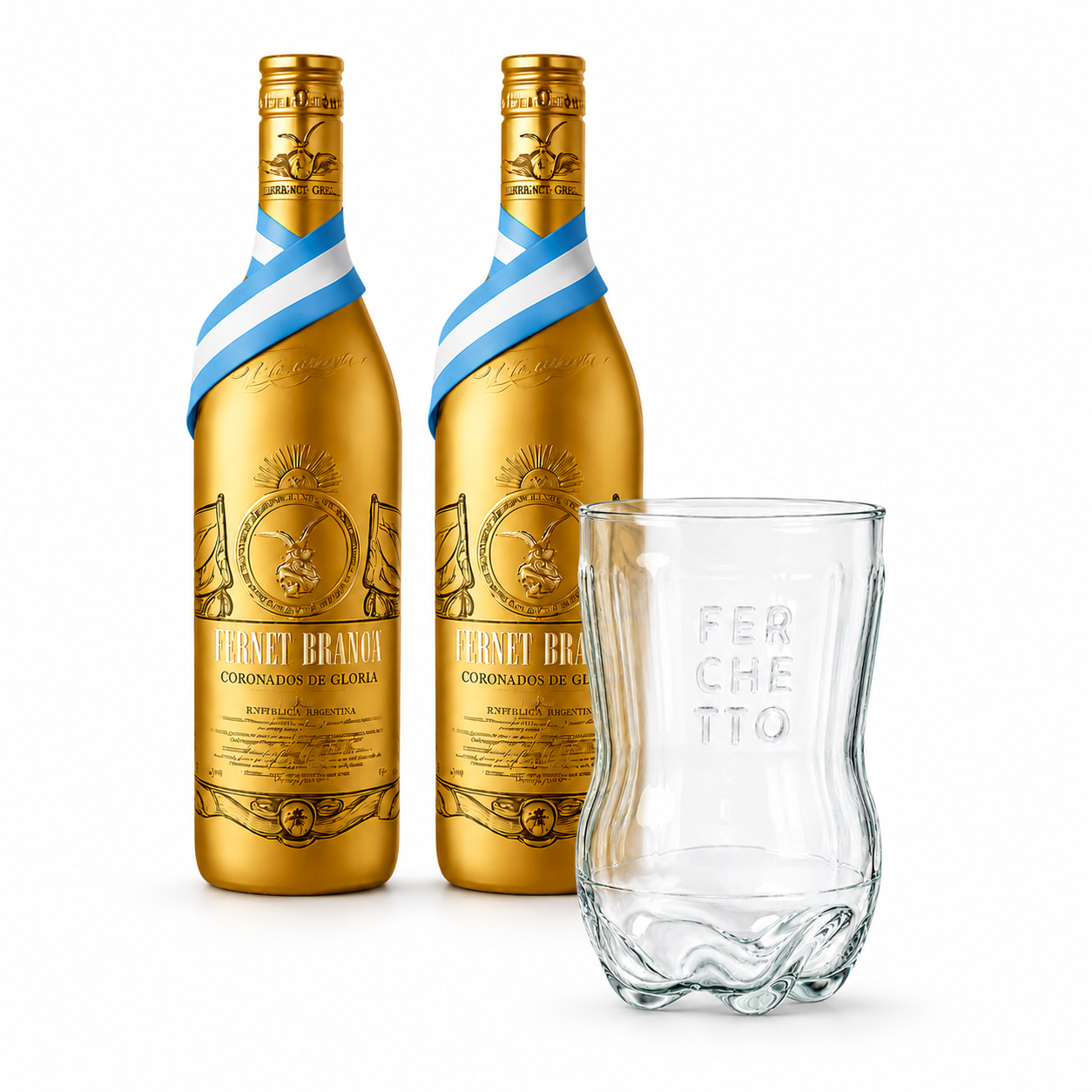 Fernet Coronados de Gloria 2026 Double Pack + Ferchetto Glass – Share the Glory