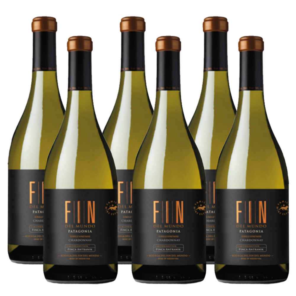 Fin del Mundo FIN Single Vineyard Chardonnay 750ml (6 bottles) – Chardonnay – White Wine – from Patagonia – Mosto Wine Store