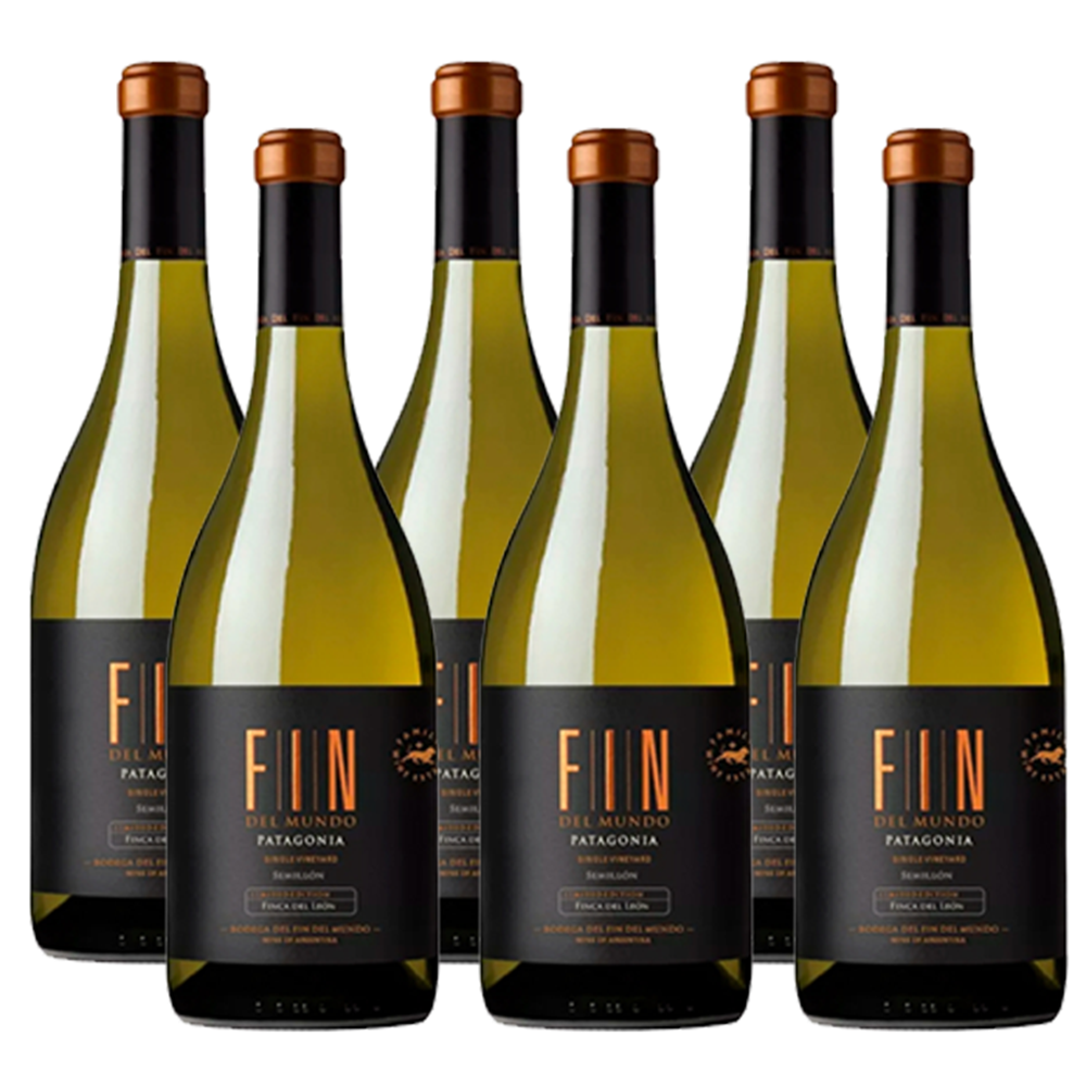 Fin del Mundo FIN Single Vineyard Semillon 750ml (6 bottles) – Semillón – White Wine – from Patagonia – Mosto Wine Store