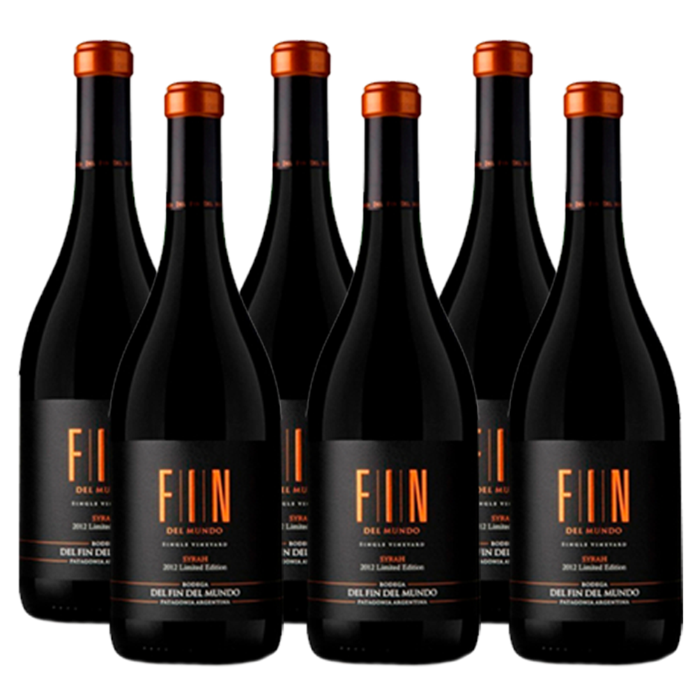 Fin del Mundo FIN Single Vineyard Syrah 750ml (6 bottles) – Syrah – Red Wine – from Patagonia – Mosto Wine Store