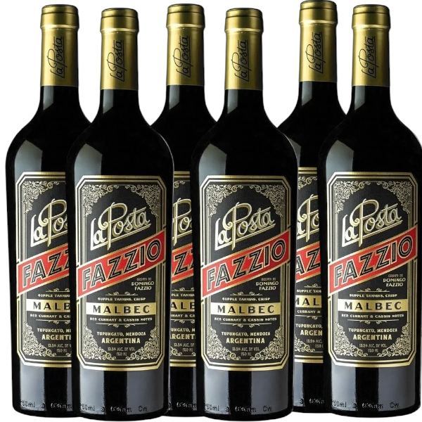 La Posta Wines Domingo Fazzio Malbec 750ml (6 Bottles)