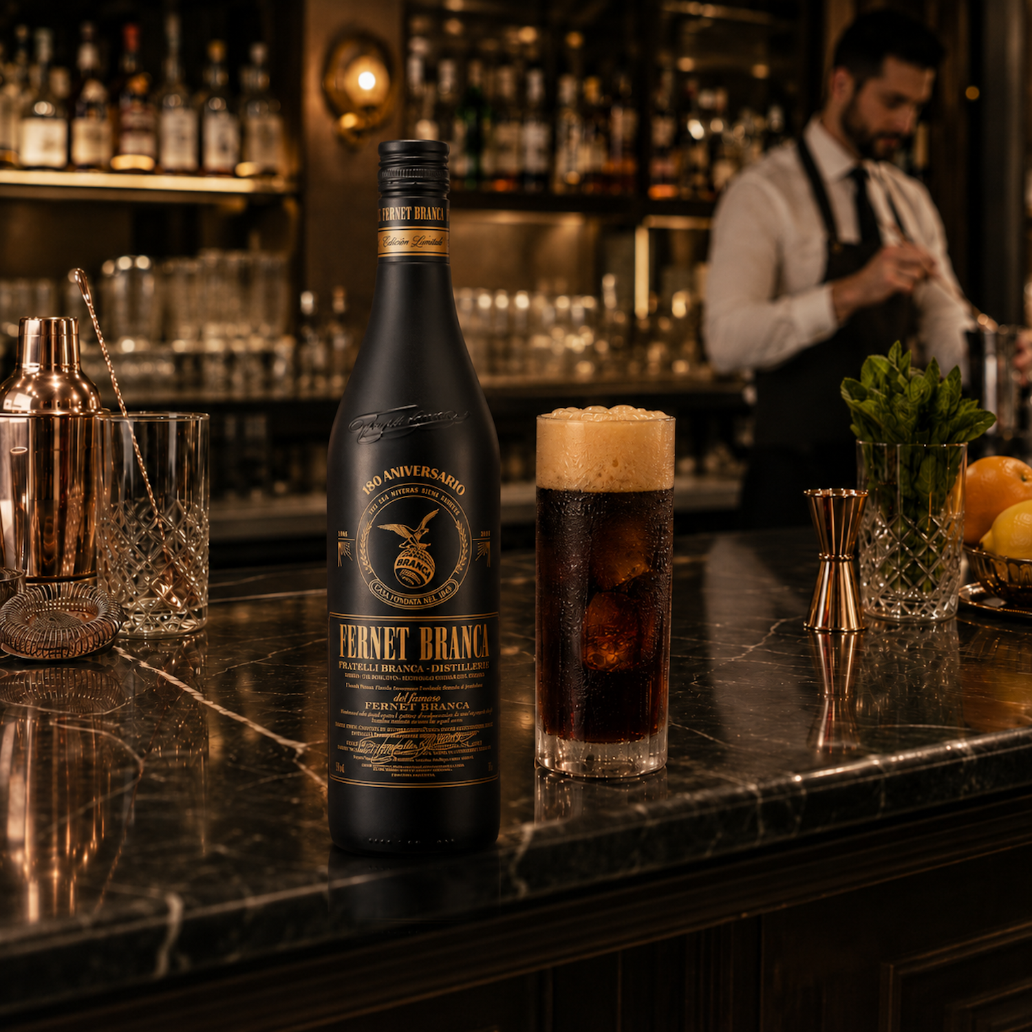 Fernet Branca Argentine 750ml  "180 Years Special Edition"