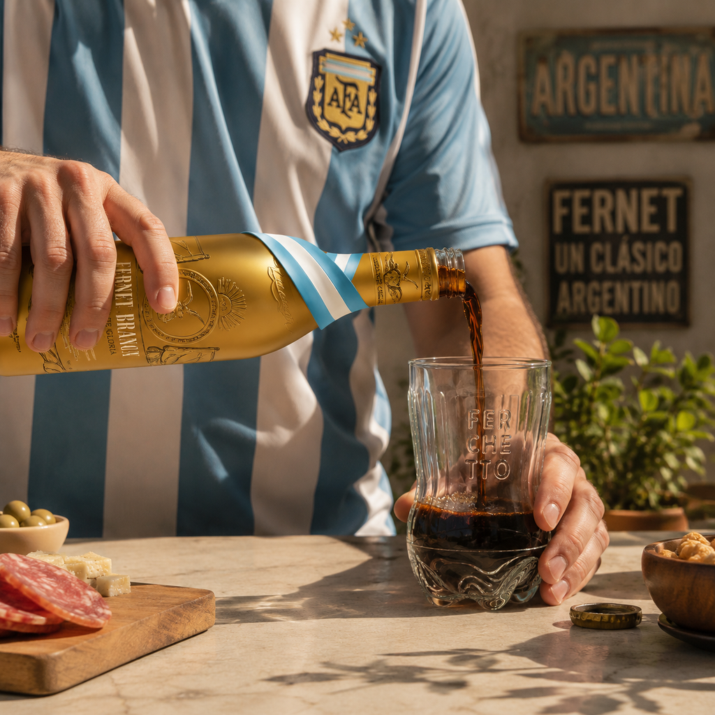 Fernet Coronados de Gloria 2026 + Ferchetto Glass – The Ultimate Argentine Fernet Kit