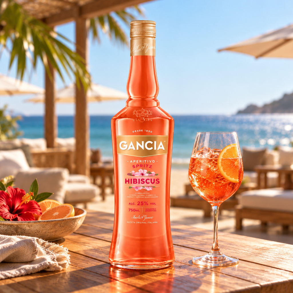 Gancia Hibiscus Spritz Aperitif 750ml | 6 Bottles