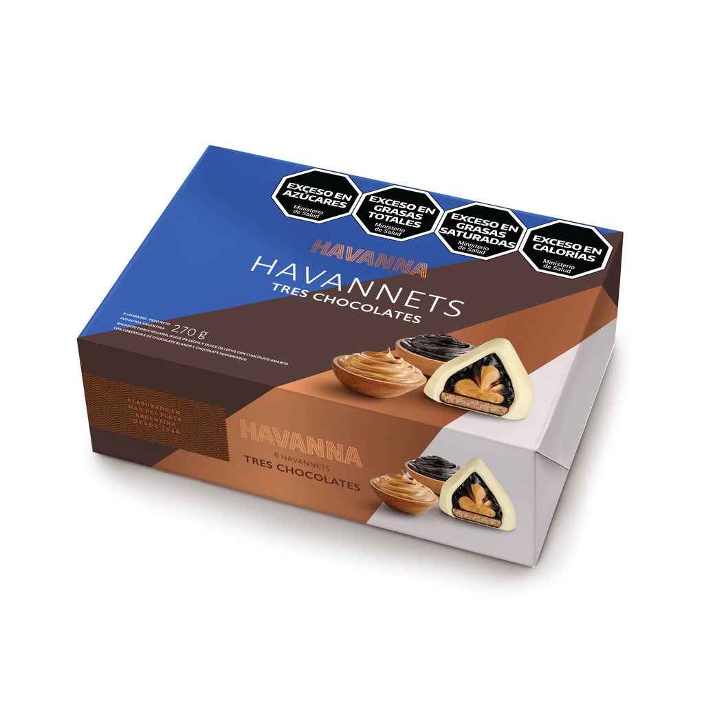 Havannet Three Chocolates 270g/0.59lb (6 units)