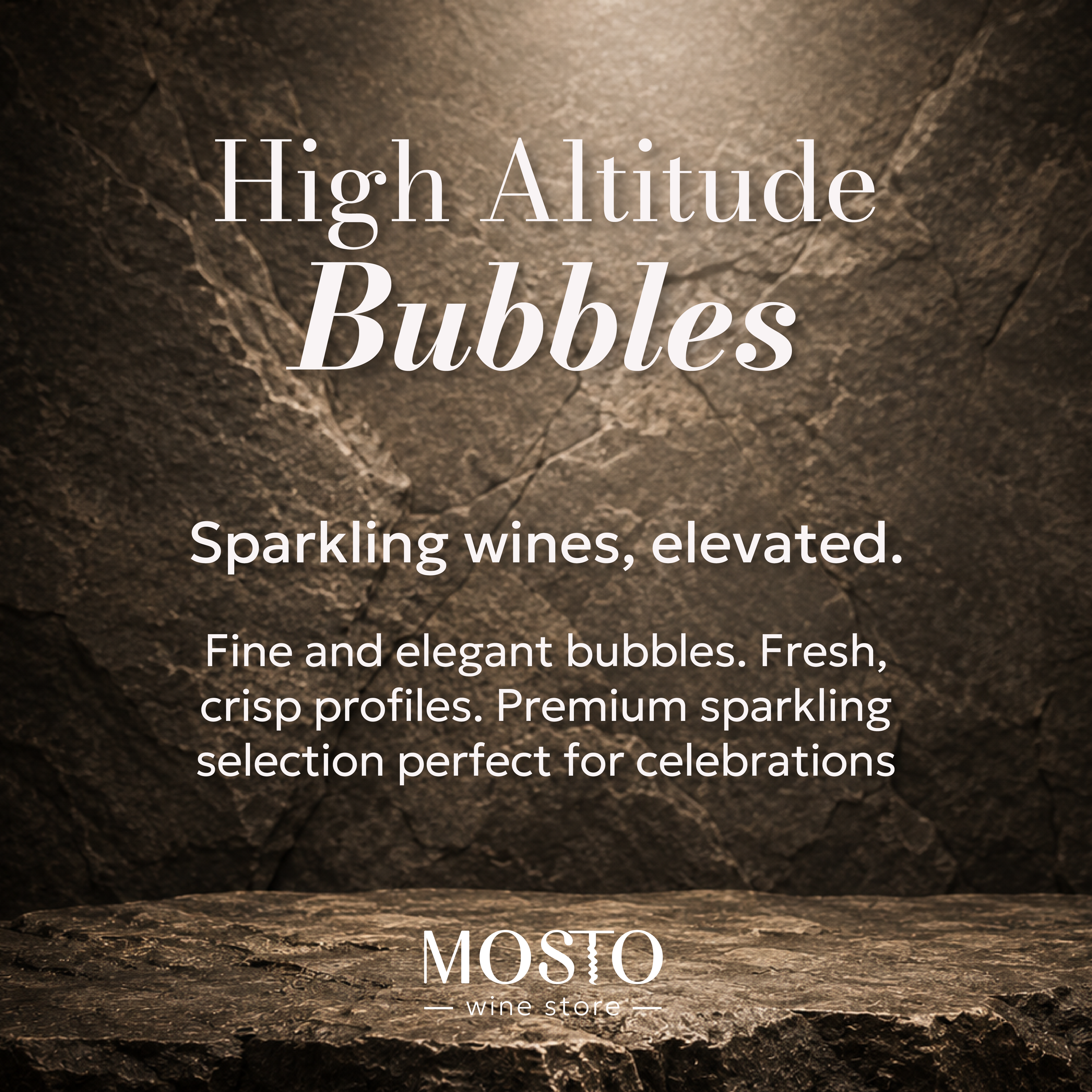 High Altitude Bubbles, Mountain Sparklers | Premium Argentine Sparkling Wine Collection