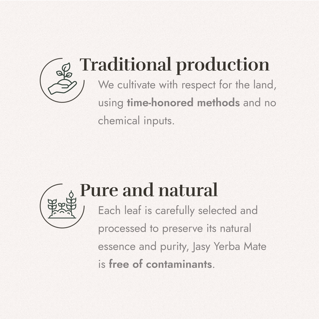 JASY Yerba Mate Tea – Agroecological, 24-Month Aged, Unsmoked 1kg (2.2lb)
