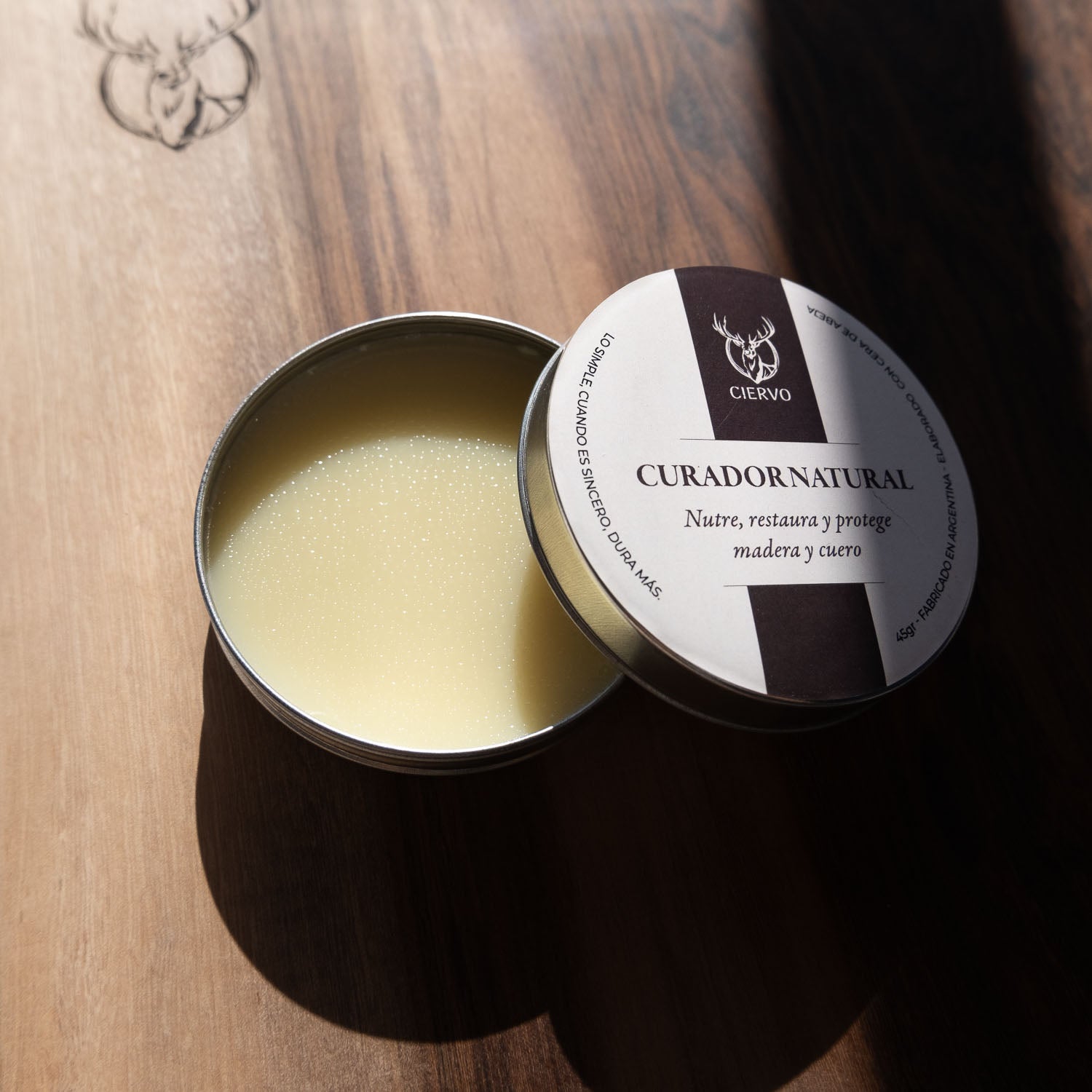 Ciervo Natural Beeswax Wood Conditioner – Premium Wood Care Balm