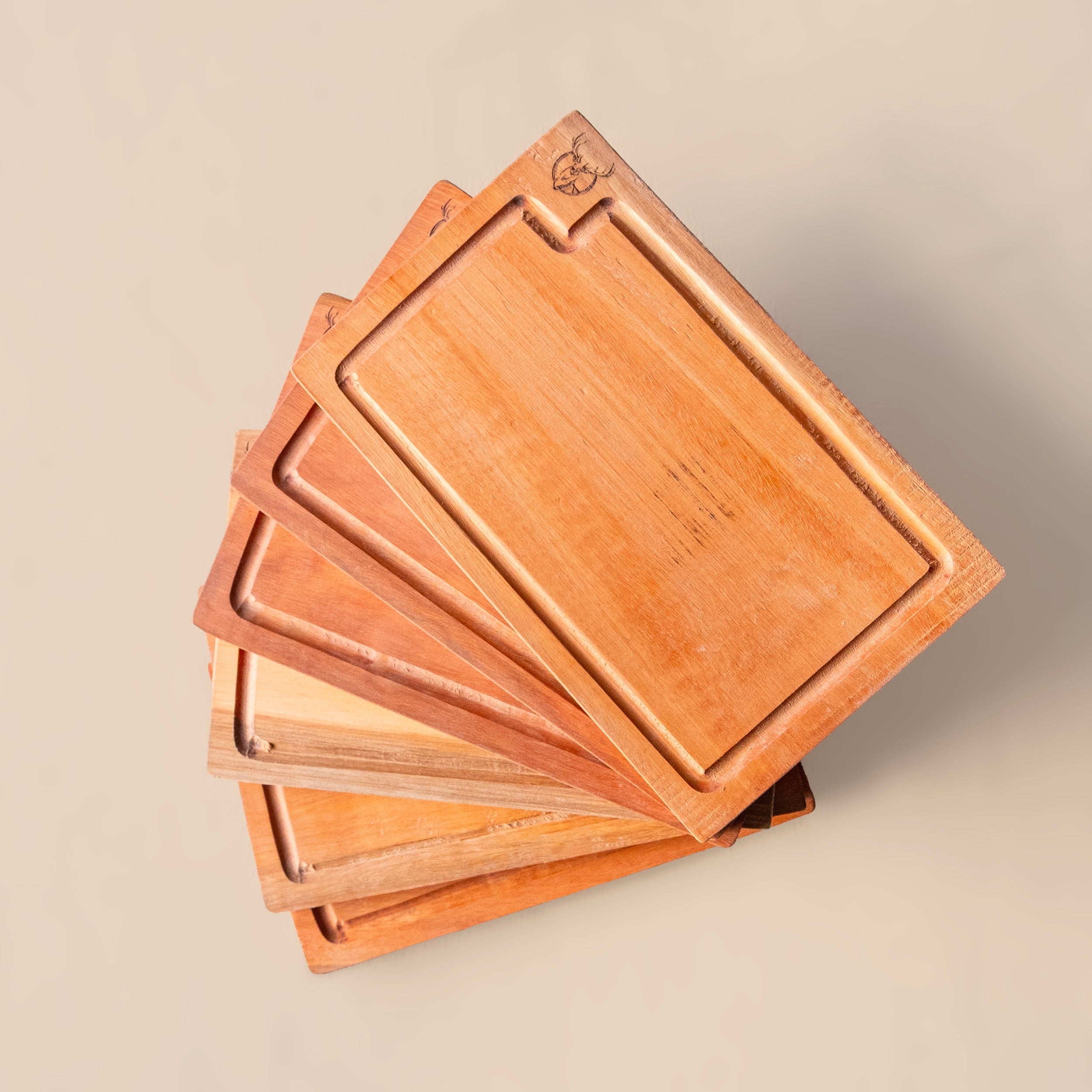 Set of 6 Eucalyptus Wood Placemats – Elegant Argentine Table Setting Boards