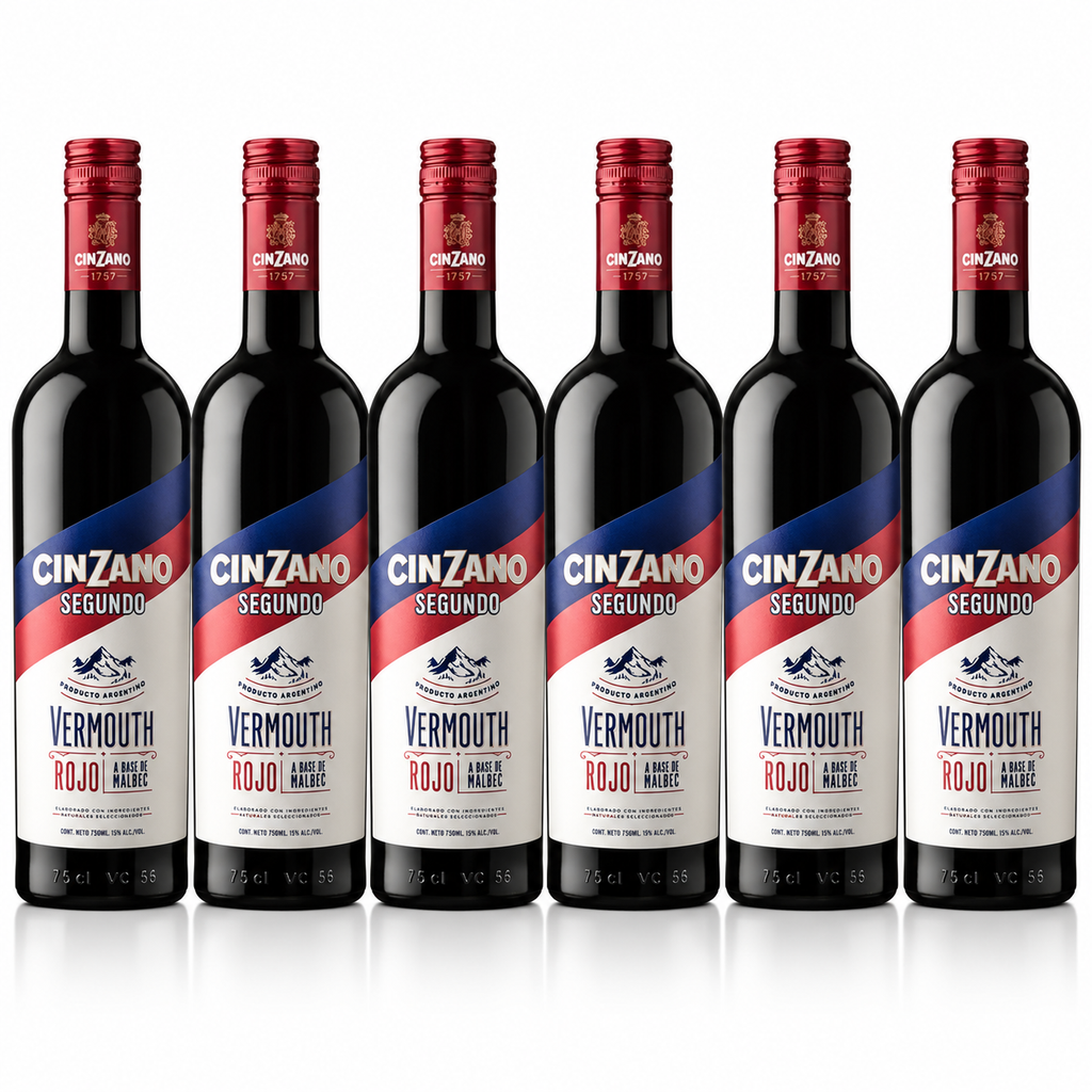 Cinzano Segundo Rosso Vermouth 750ml | 6 Bottles