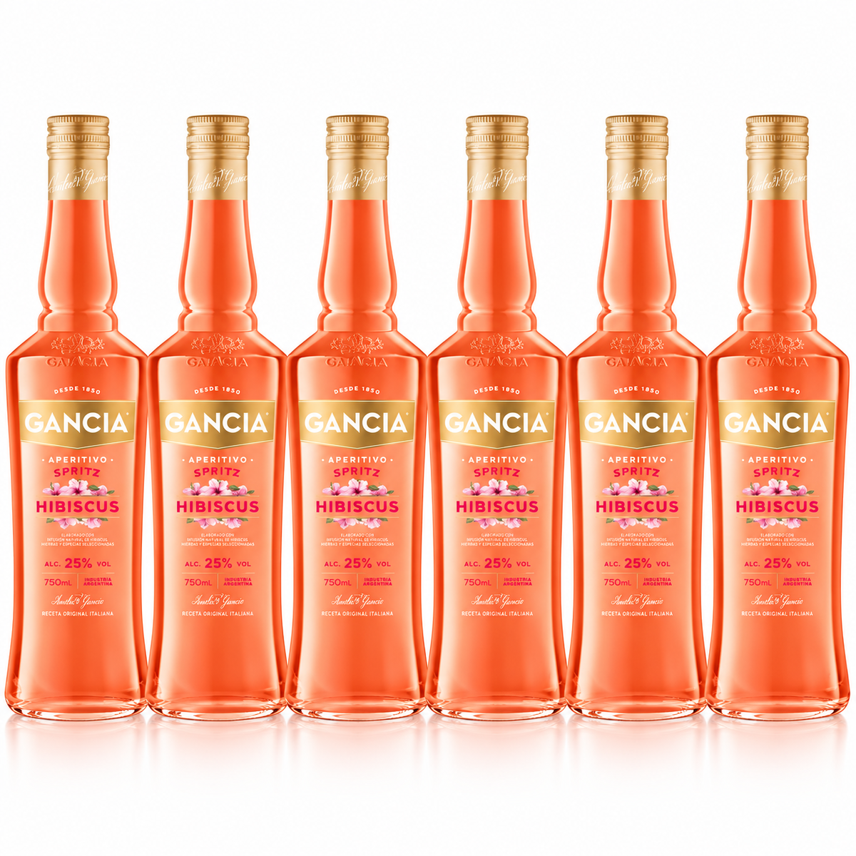 Gancia Hibiscus Spritz Aperitif 750ml | 6 Bottles