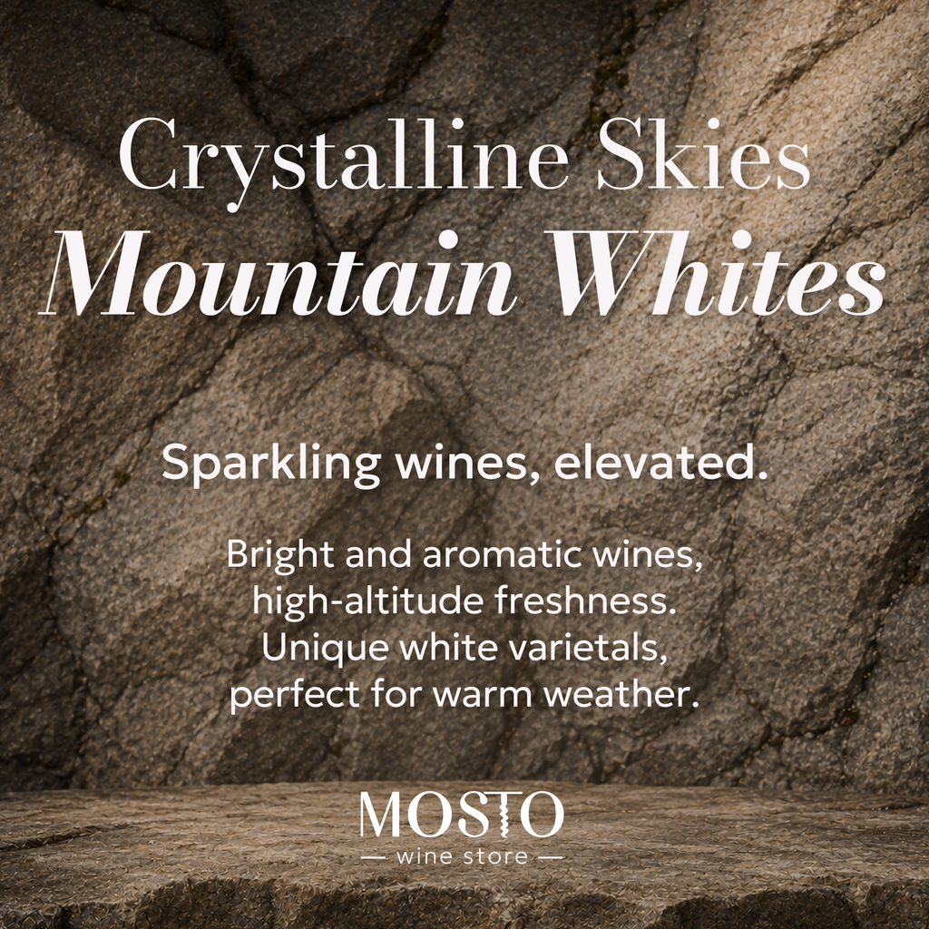 Crystalline Skies, Mountain Whites | Premium Argentine White Wine Collection