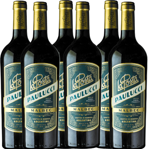La Posta Wines Angel Paulucci Malbec 750ml (6 Bottles)