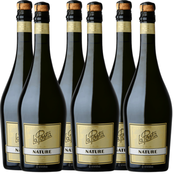 La Posta Nature Sparkling Wine 750ml (6 Bottles)
