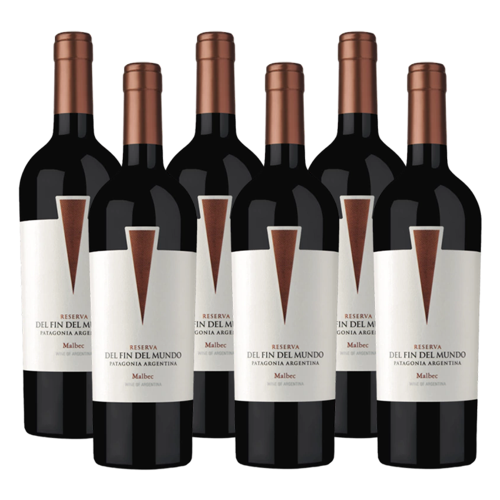 Reserva Del Fin del Mundo Malbec 750ml (6 bottles) – Malbec – Red Wine – from Patagonia – Mosto Wine Store