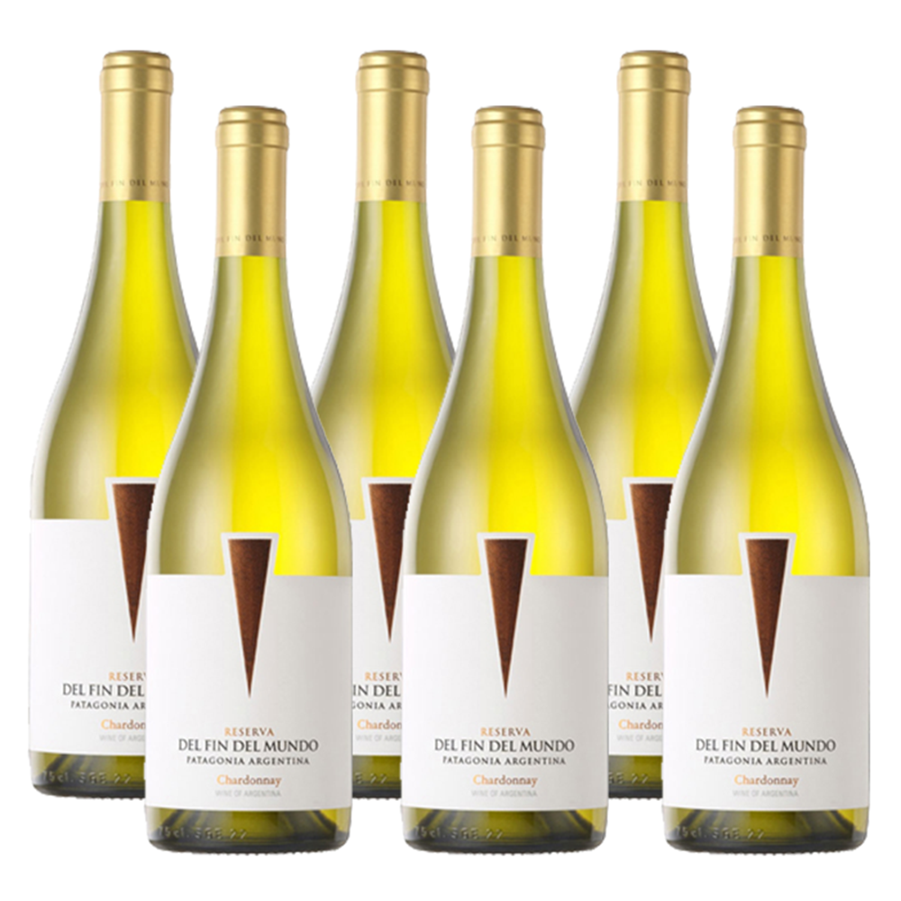 Reserva Del Fin del Mundo Chardonnay 750ml (6 bottles) – Chardonnay – White Wine – from Patagonia – Mosto Wine Store