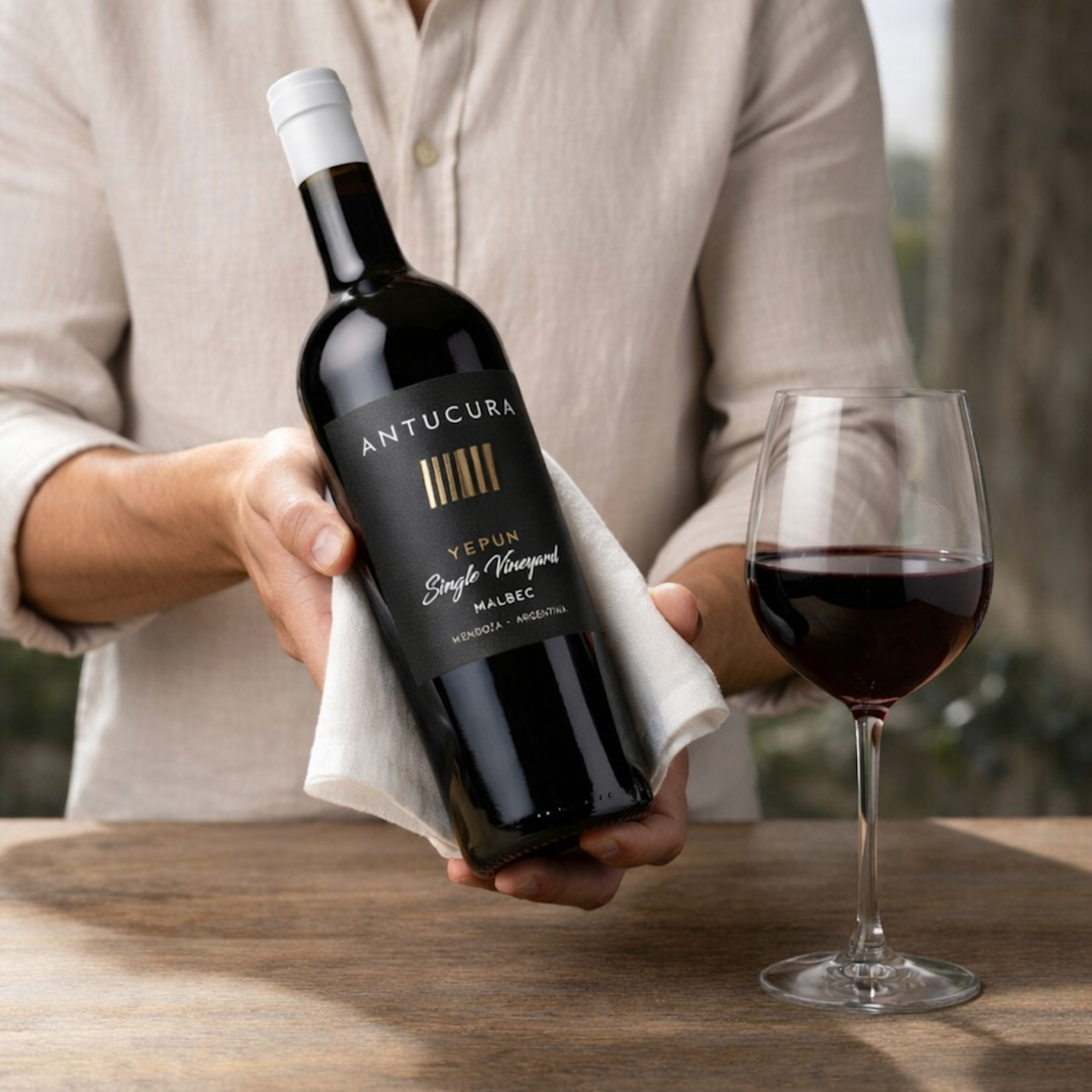 Antucura Single Vineyard Yepun Malbec – Premium Uco Valley Argentine Wine (750ml) ( 6 Bottles )