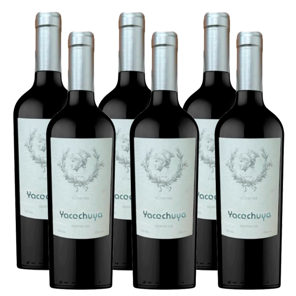 Yacochuya Herenciar Premium Blend 750ml (6 Bottles) – Cabernet Sauvignon – Red Wine – from Salta – Mosto Wine Store