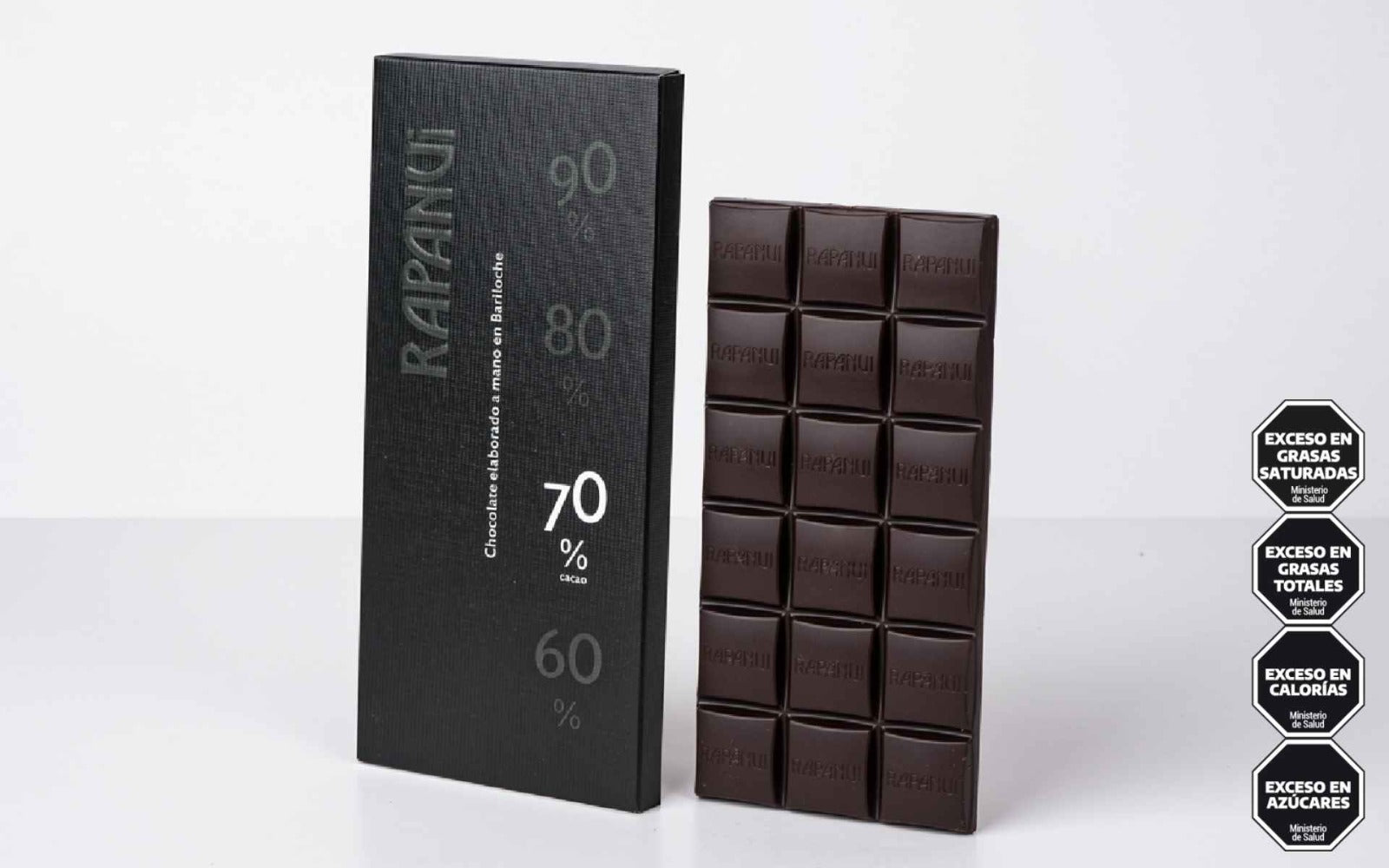 Premium Rapanui Dark Chocolate 70% Cacao (80g)