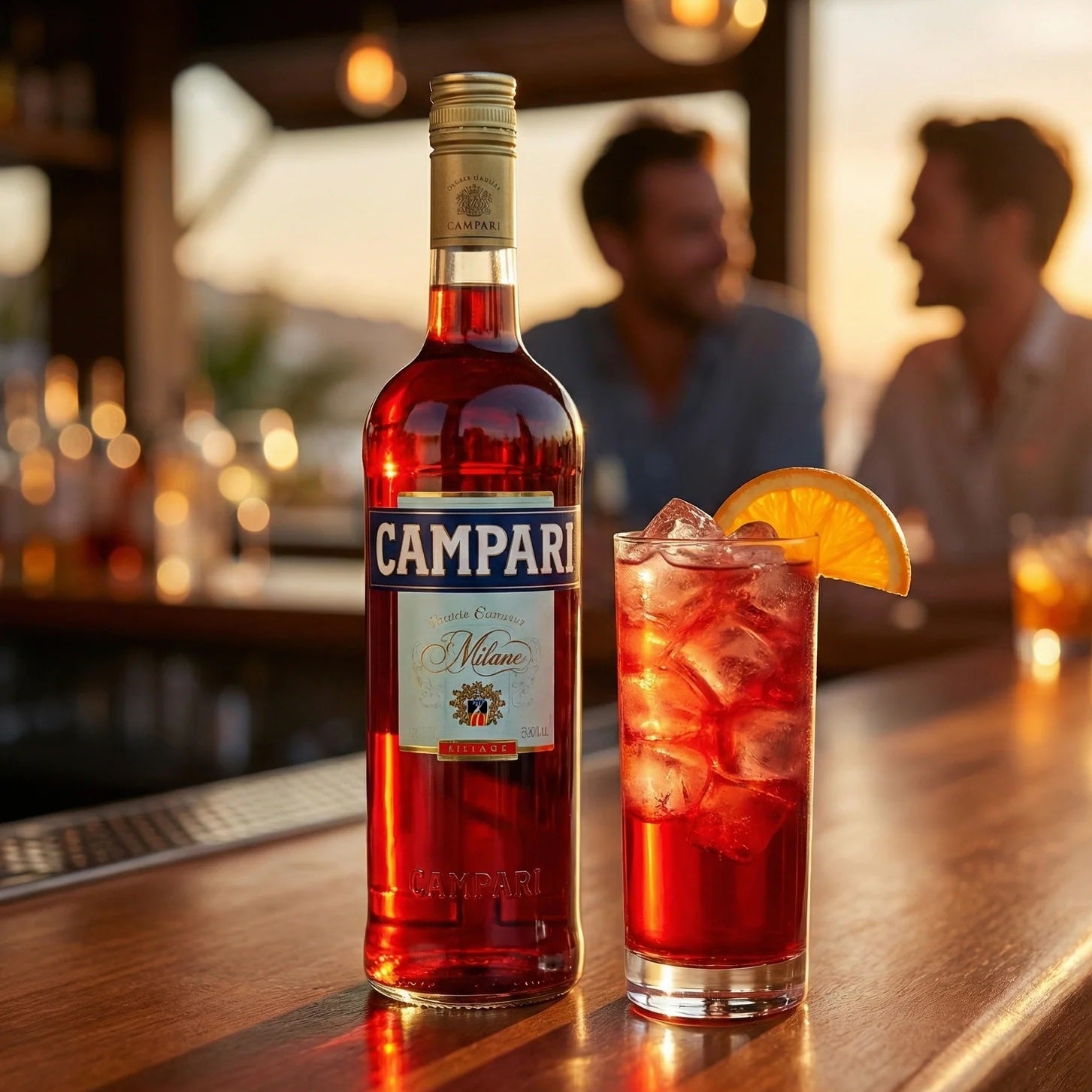 Campari Italian Aperitif 750 ml | Classic Bitter Liqueur