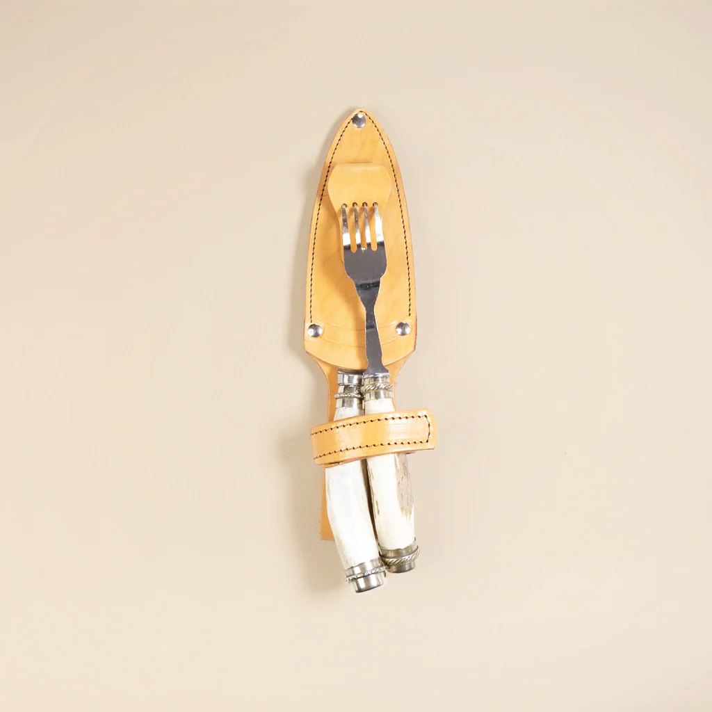 Ciervo Antler Picnic Knife Set – Handcrafted Argentine Outdoor Knife