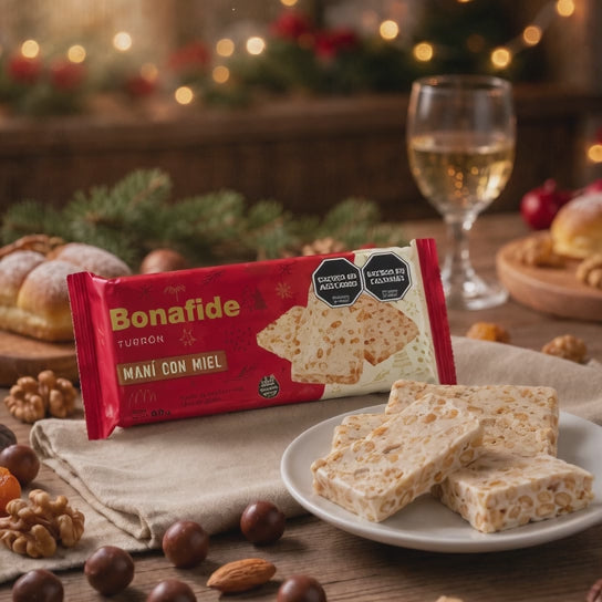 Bonafide Peanut Nougat with Honey 80g | Traditional Argentine Candy Bar