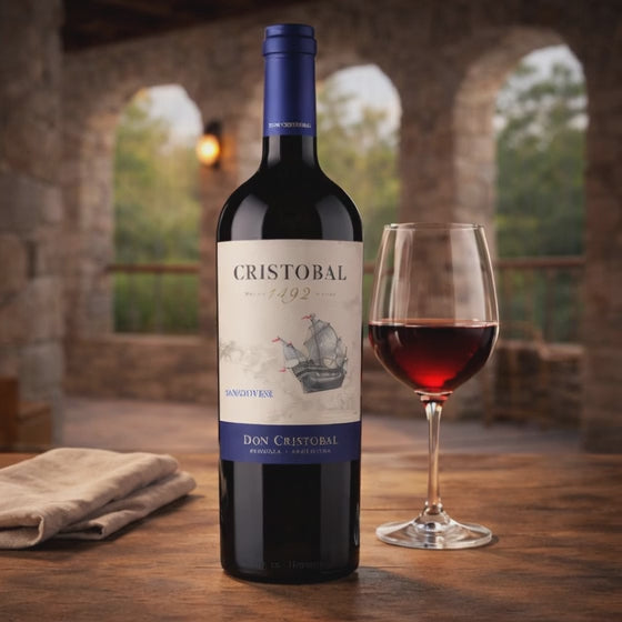 Cristóbal 1492 Sangiovese – Mendoza Argentine Red Wine | 750 ml ( 6 Bottles )