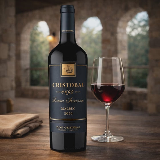 Cristóbal 1492 Barrel Selection Malbec – Mendoza Argentine Malbec | 750 ml ( 6 Bottles )