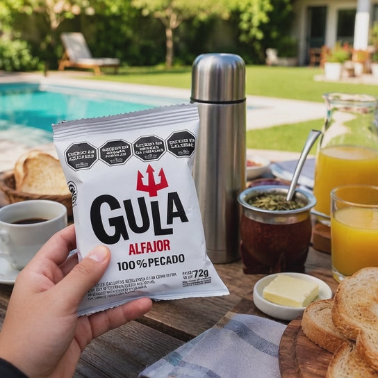 Gula Premium Alfajor White Chocolate Gourmet Argentine Sweet 72g