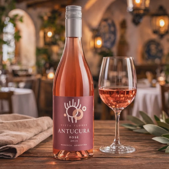 Antucura Rosé 750ml – Vista Flores Uco Valley Rosé Wine ( 6 Bottles )